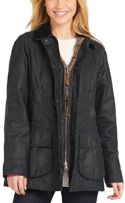 (W) BARBOUR Beadnell Waxed Jacket Biru Navy Lengan Panjang LWX0667NY91 Purchase (W) BARBOUR Beadnell Waxed Jacket Biru Navy Lengan Panjang LWX0667NY91