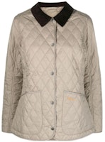 (Women) Barbour FW23 Beige Quilted Single-Breasted Collar Jacket LQU0475BE53 (Women) Barbour FW23 Beige Quilted Single-Breasted Collar Jacket LQU0475BE53