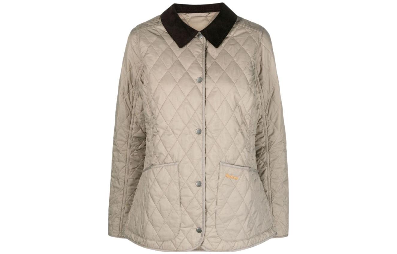 Order (W) 巴伯尔 FW23 米色绗缝单排扣翻领夹克 LQU0475BE53