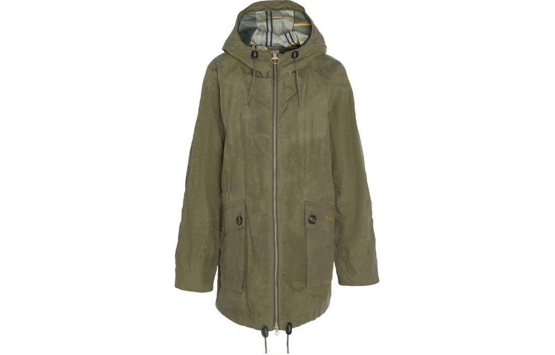 (Women) BARBOUR Keldy Showerproof Parka Jacket Green  Long Zip Hoodie Coat LSP0151GN31 圖 2