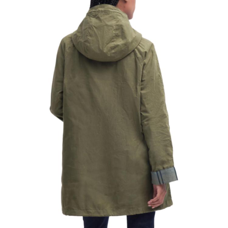 (Women) BARBOUR Keldy Showerproof Parka Jacket Green  Long Zip Hoodie Coat LSP0151GN31 圖 4
