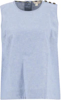 (Women) Barbour Solid Color Sleeveless Crewneck Tank Top LSH1743BL39 (Women) Barbour Solid Color Sleeveless Crewneck Tank Top LSH1743BL39