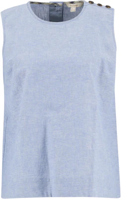 (Women) Barbour Solid Color Sleeveless Crewneck Tank Top LSH1743BL39 Buy (Women) Barbour Solid Color Sleeveless Crewneck Tank Top LSH1743BL39