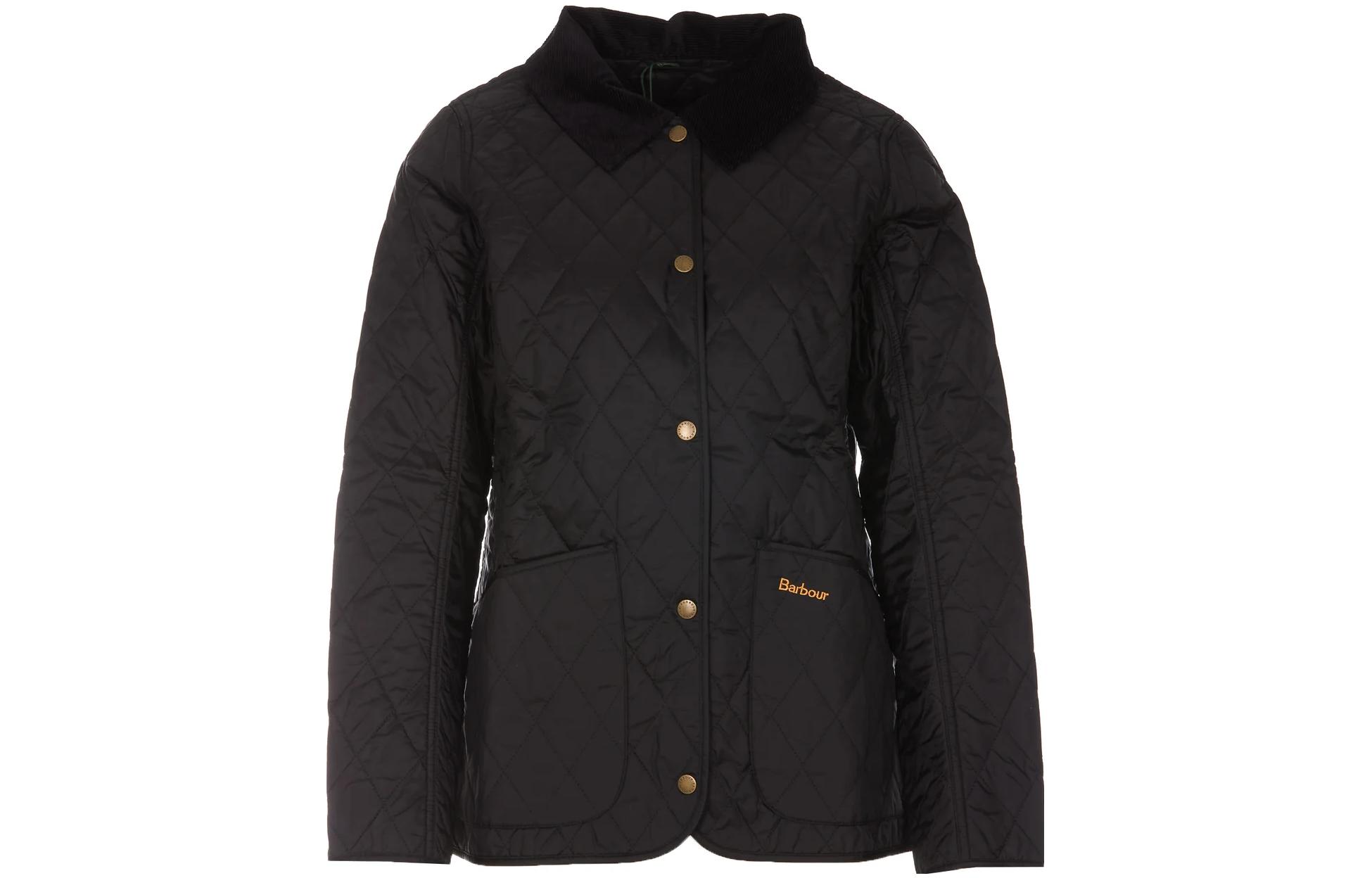 (Women) BARBOUR SS23  Black Quilted Slim Fit Classic Jacket. LQU0475BK91