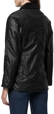 (W) BARBOUR SS23 Jaket Hitam Waxed Cotton Single-Breasted. LWX0667BK11 Purchase (W) BARBOUR SS23 Jaket Hitam Waxed Cotton Single-Breasted. LWX0667BK11
