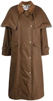 (Women) BARBOUR SS23 Brown Mid-Length Solid Long Sleeve Coat LWX1277LWXTA51 (Women) BARBOUR SS23 Brown Mid-Length Solid Long Sleeve Coat LWX1277LWXTA51