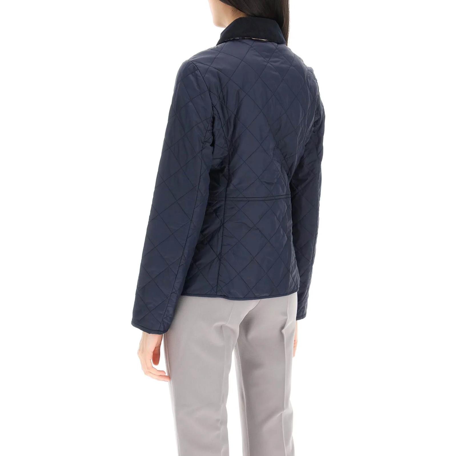 Shop (W) 巴伯尔 SS23 菱形格纹轻便夹克. LQU1012NY71