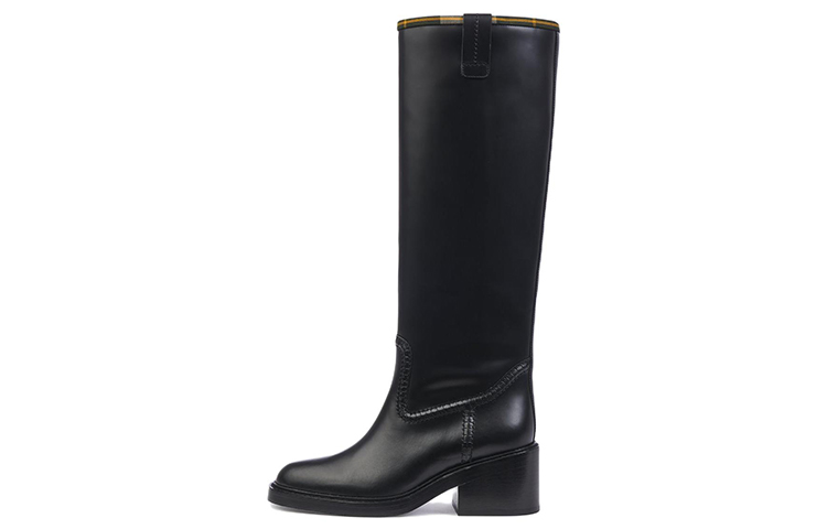 (Women) Barbour x Chloé Tall Boot 'Black' CHC23S791CH001