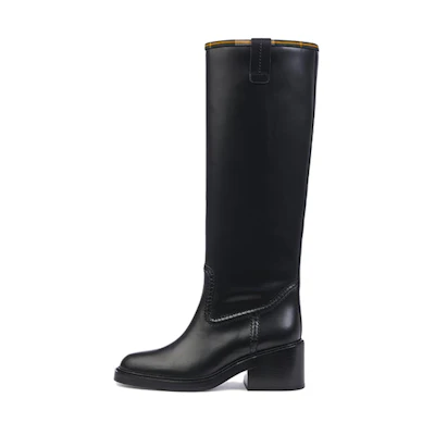 (W) Barbour Chloé Tall Boot 'Black'