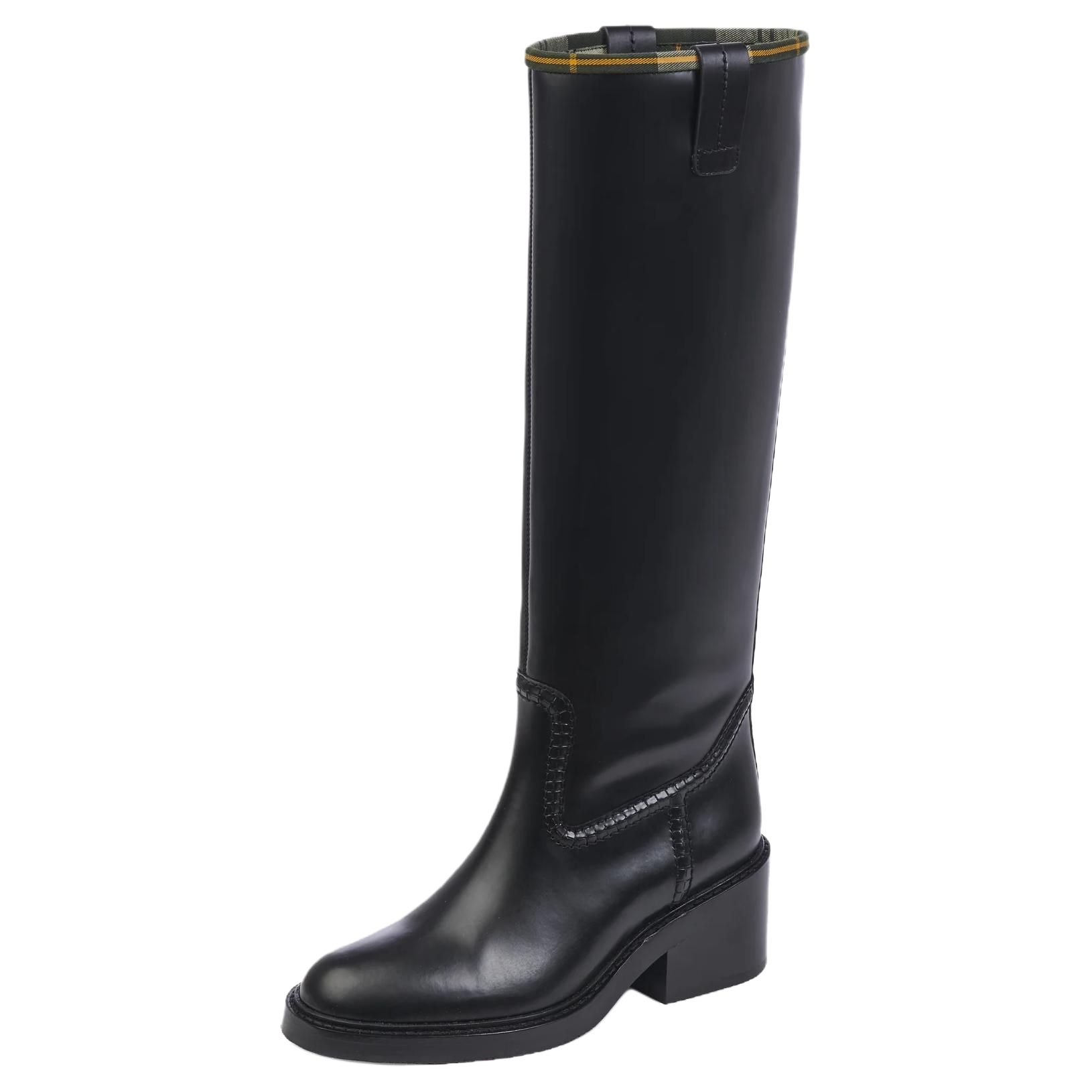 Shop (W) Barbour x Chloé Stiefel Hoch ''Schwarz'' CHC23S791CH001