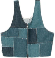 (Women) Beams Colorblock Zip-Up Sleeveless Tank Top 13-06-0256-791 (Women) Beams Colorblock Zip-Up Sleeveless Tank Top 13-06-0256-791