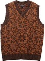 Beams FUTURE ARCHIVE FW24 Snowflake Pattern Casual Vest - Simple Style 38-05-0047-156 Beams FUTURE ARCHIVE FW24 Snowflake Pattern Casual Vest - Simple Style 38-05-0047-156