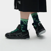 Cheap beams x FILA FUSION 斐樂潮牌 時尚 舒適 防滑耐磨 低筒 板鞋 女款 黑色