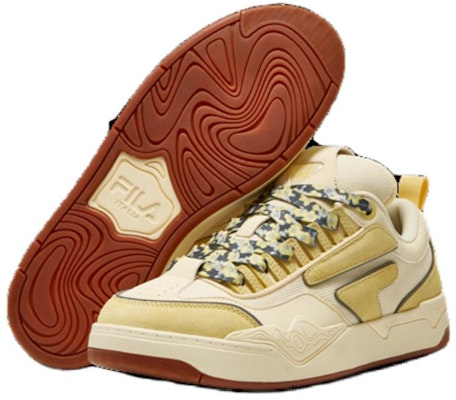 (W) Sneakers FILA FUSION NOLLIE x BEAMS 'Kuning Beige' T12W342303FTC Shop (W) Sneakers FILA FUSION NOLLIE x BEAMS 'Kuning Beige' T12W342303FTC