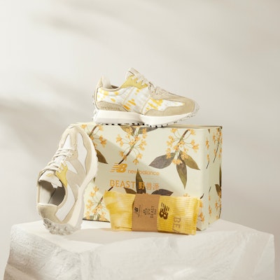 (W) BEAST x New Balance 327 "扎染海盐色" WS327BZT 1