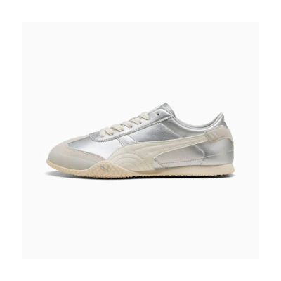 (W) Bella UT Leather PUMA Silver-Frosted Ivory