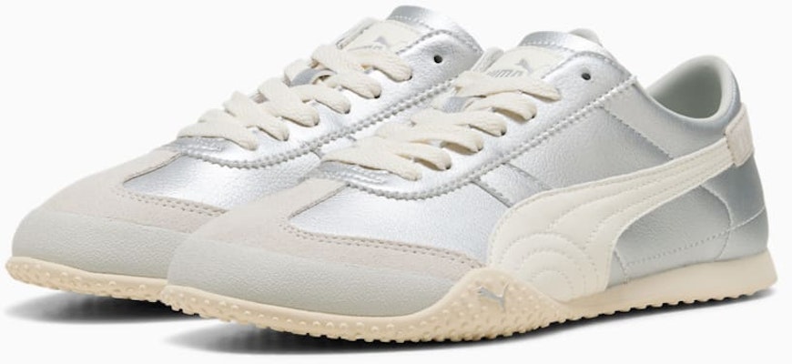 (Women) Bella UT Leather PUMA Silver-Frosted Ivory 405256-08 Order (Women) Bella UT Leather PUMA Silver-Frosted Ivory 405256-08