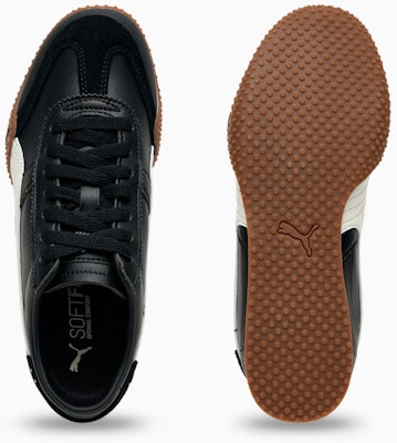 (Women) Bella UT Leather Shoes PUMA Black-Warm White 405256-13 Shop (Women) Bella UT Leather Shoes PUMA Black-Warm White 405256-13