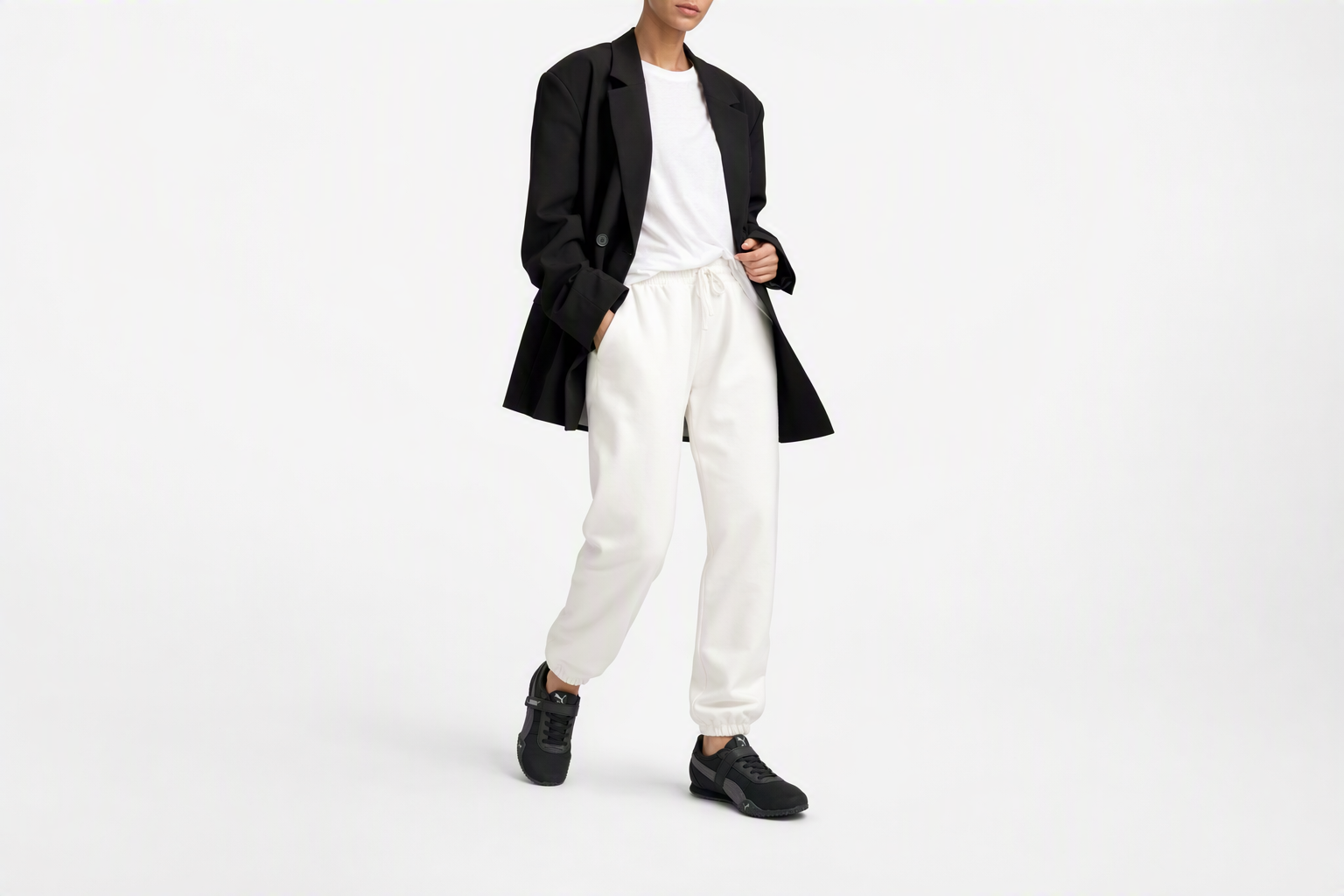 Order (W) Bella V 粉色 PUMA 黑色-烟灰色-影灰色 404566-01