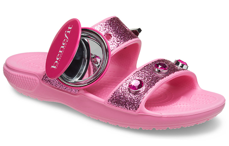 Lookbook (Women) Benefit x Crocs Classic Sandal 'Pink Lemonade' 207545-669