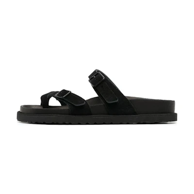 (W) Birkenstock 1774 III Mayari Suede Leather Narrow Fit 'Black'