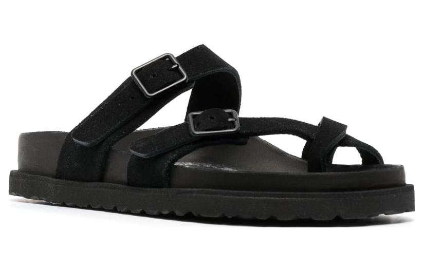 (W) Birkenstock 1774 III Mayari Suede Leather Narrow Fit 'Black' 圖 2