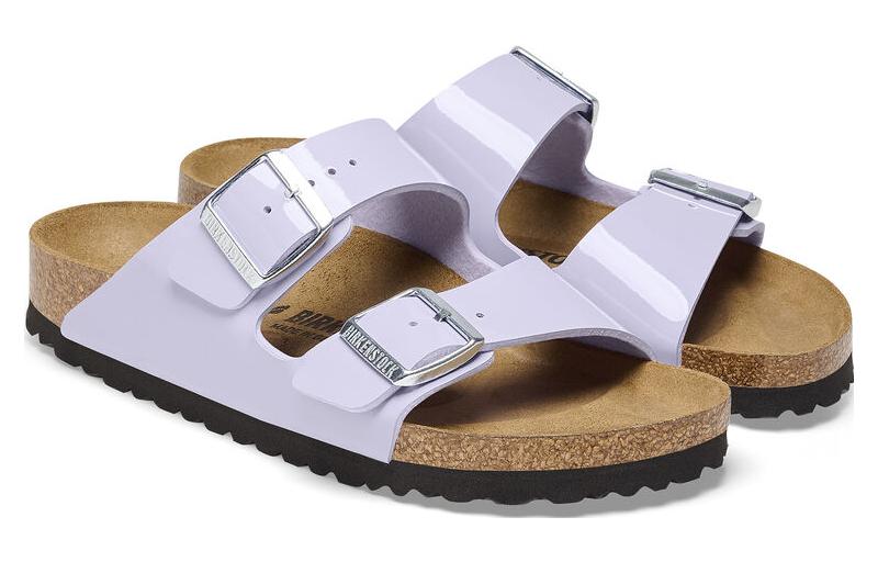 Lookbook (W) Birkenstock 紫雾舒适扣带厚底拖鞋 1025438