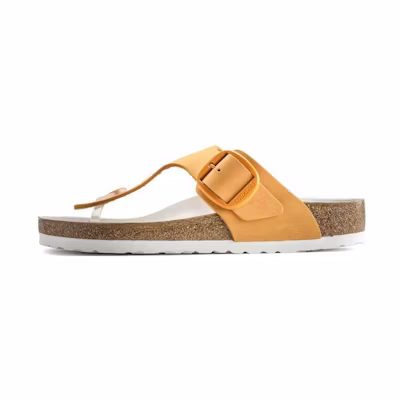 (W) Birkenstock Arizona 'Apricot Suede'