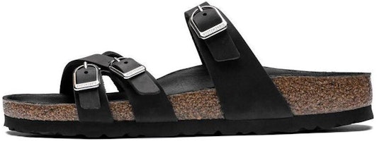 (Women) Birkenstock Arizona 'Black Metallic Triple Buckle' 1017565 (Women) Birkenstock Arizona 'Black Metallic Triple Buckle' 1017565