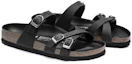 Lookbook (Women) Birkenstock Arizona 'Black Metallic Triple Buckle' 1017565