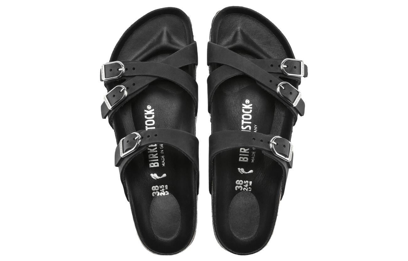 Shop (Women) Birkenstock Arizona 'Black Metallic Triple Buckle' 1017565