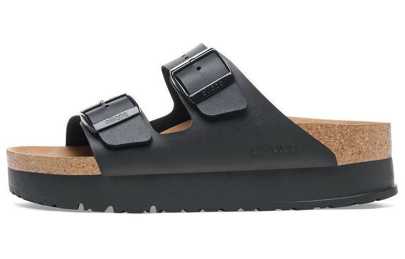 (W) Birkenstock Arizona 'Black Narrow'