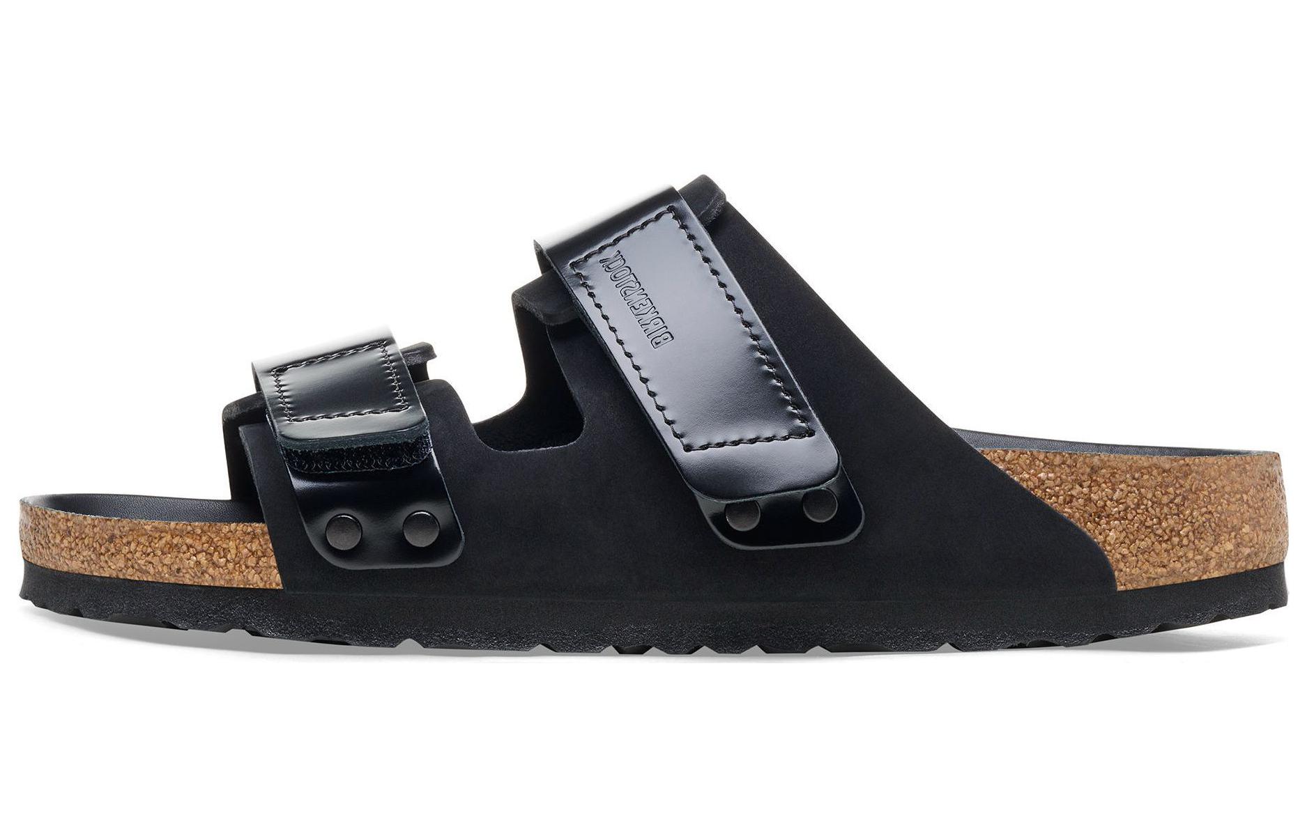 (W) Birkenstock Arizona 'Black Narrow Strap'