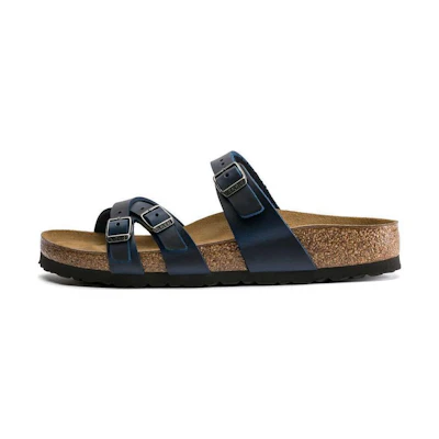 (W) Birkenstock Arizona 'Blue CMFT Leather'