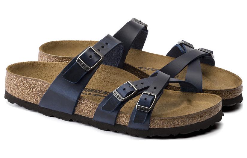 (W) Birkenstock Arizona 'Blue CMFT Leather' 圖 3