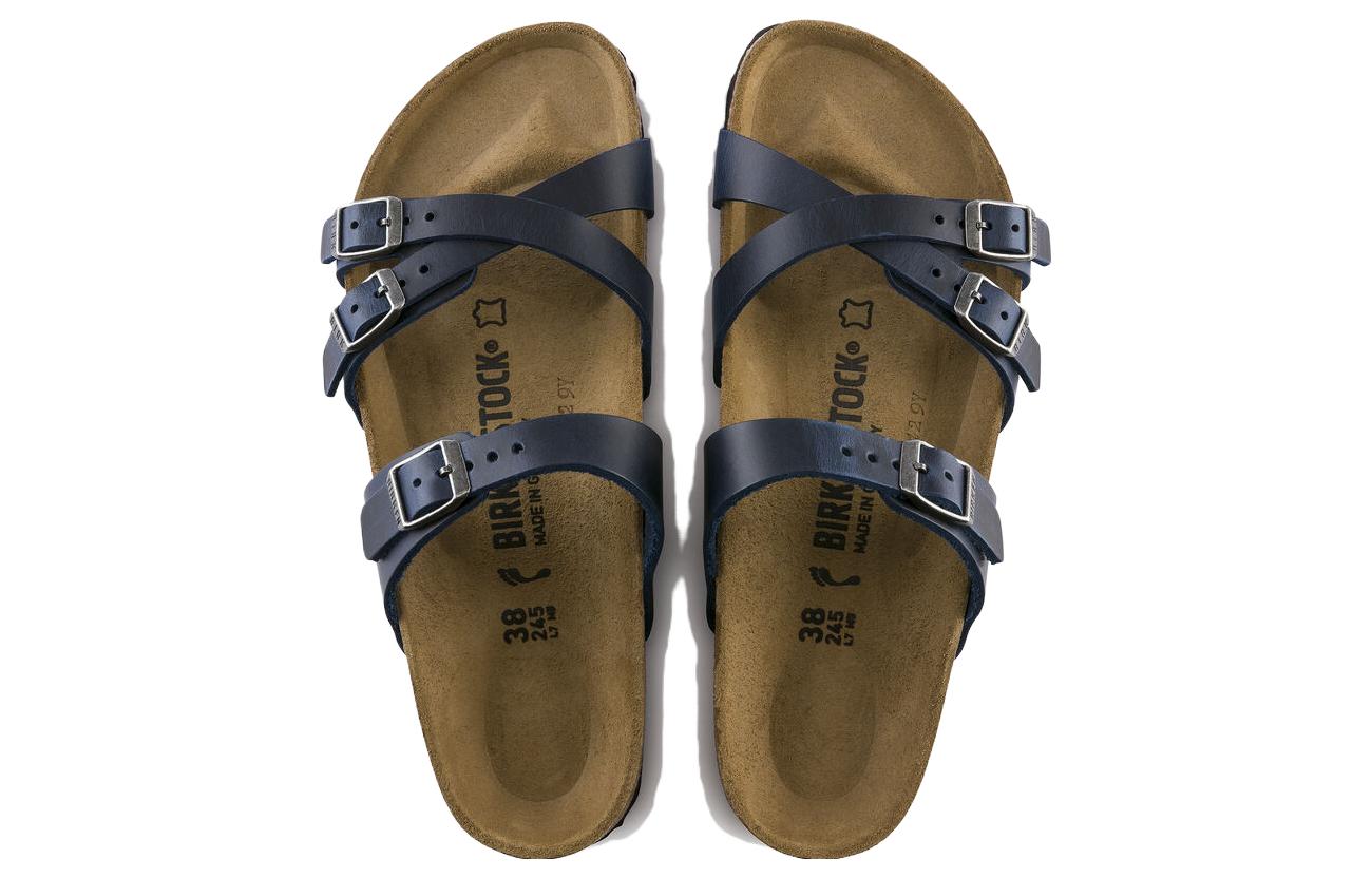 (W) Birkenstock Arizona 'Blue CMFT Leather' 圖 4