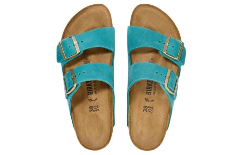 (W) Birkenstock Arizona 'Blue Leather' 圖 5