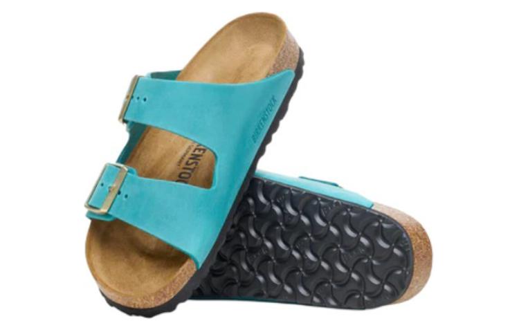 (W) Birkenstock Arizona 'Blue Leather' 圖 6