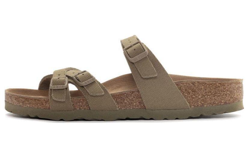 (W) Birkenstock Arizona 'Brown Green'