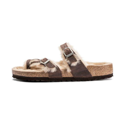 (W) Birkenstock Arizona 'Brown Narrow Fit'