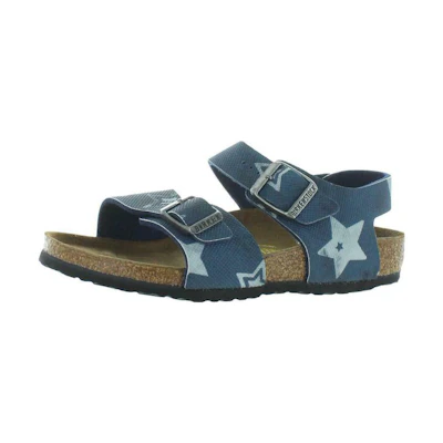 (W) Birkenstock Arizona 'CMFT Leather Blue'