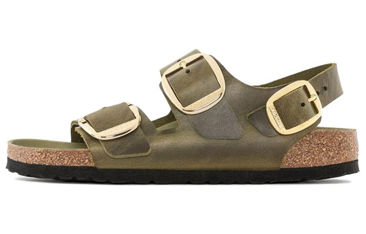 Buy (W) Birkenstock Arizona 'Hebilla Metálica Envejecida Verde Oliva' 1023971