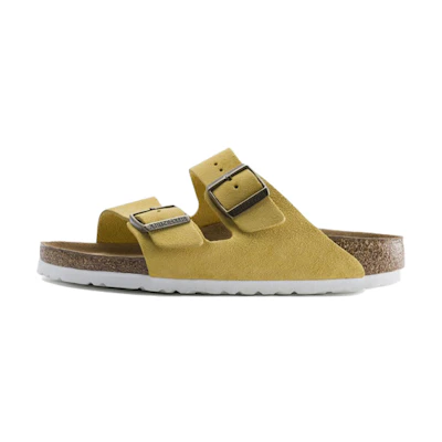 (W) Birkenstock Arizona 'Fashionable Brown Suede Slide'
