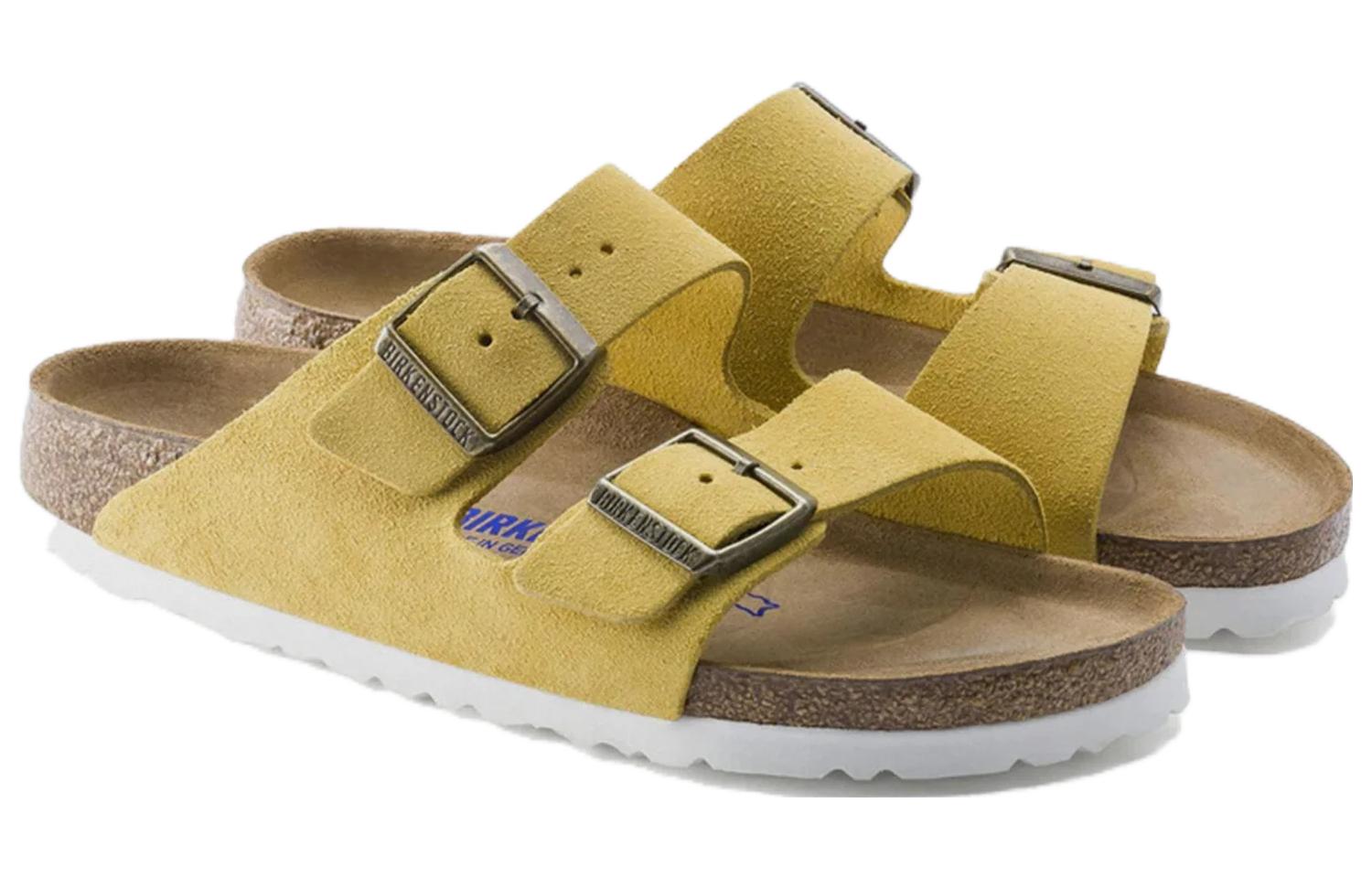 (W) Birkenstock Arizona 'Fashionable Brown Suede Slide' 圖 2