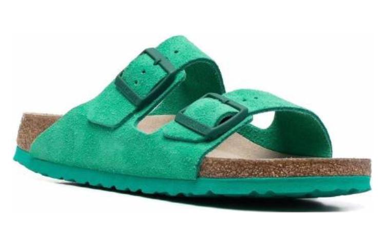 (W) Birkenstock Arizona 'Green Suede' 圖 2