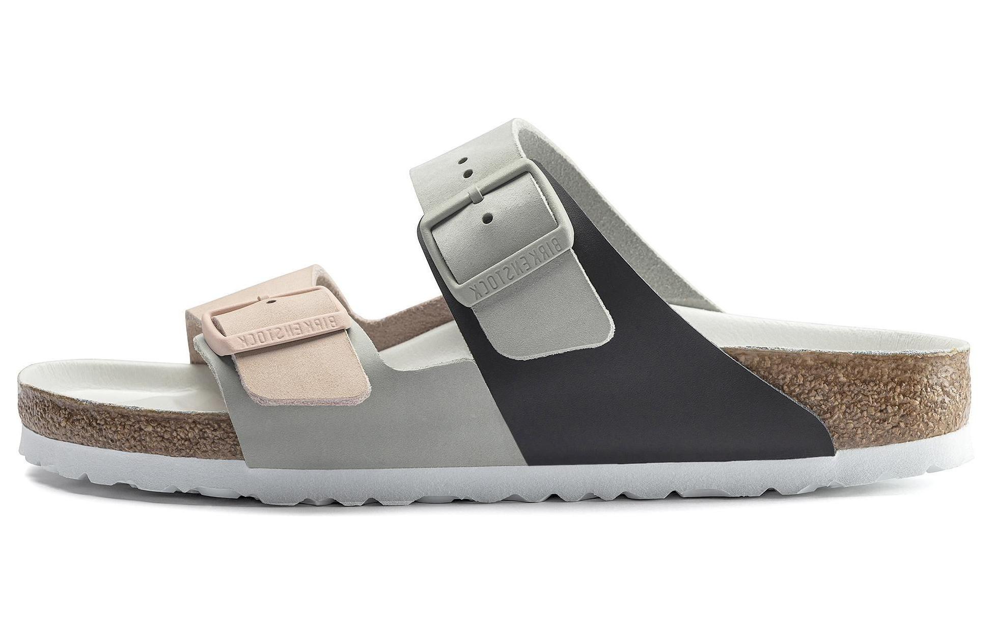(W) Birkenstock Arizona 'Grey Pink'