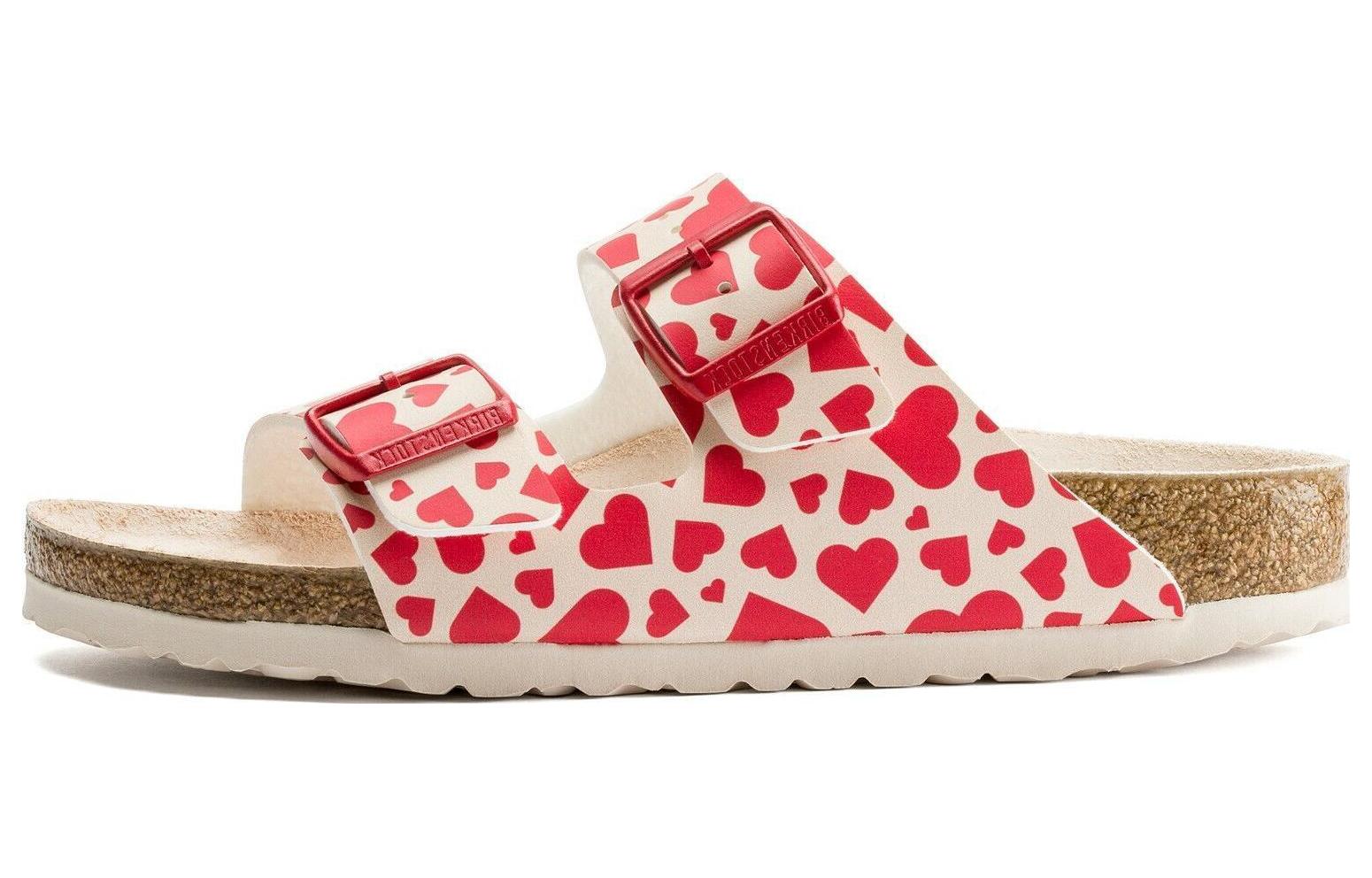 (Women) Birkenstock Arizona 'Heart Red' 1016247