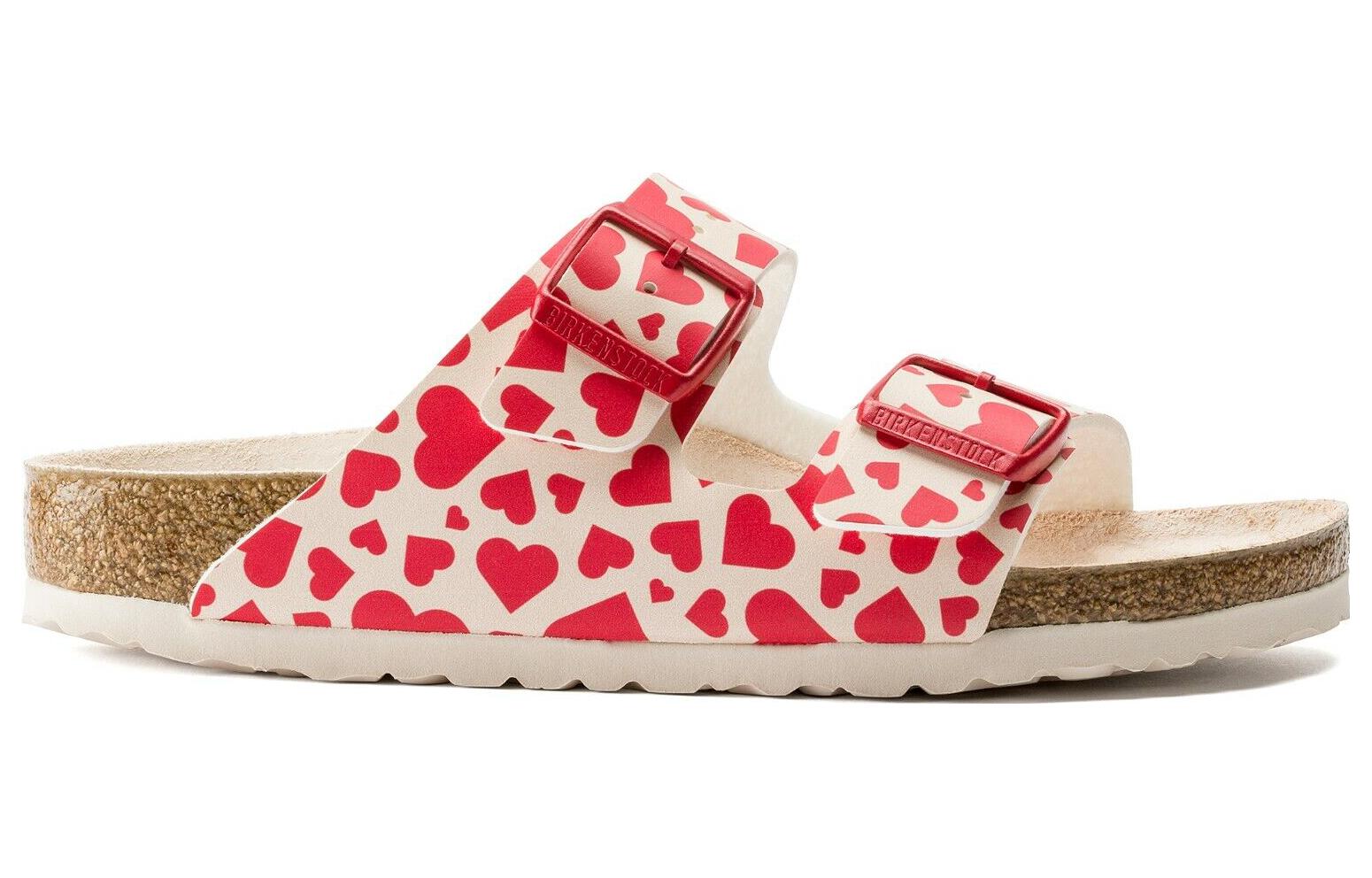 Order (W) 勃肯经典Arizona红色心形拖鞋 1016247