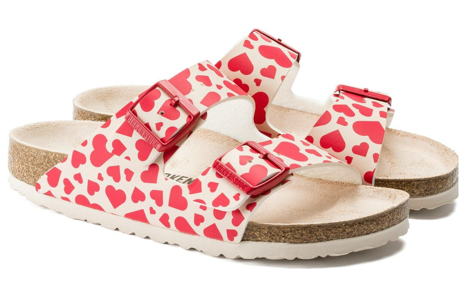 Shop (W) 勃肯经典Arizona红色心形拖鞋 1016247