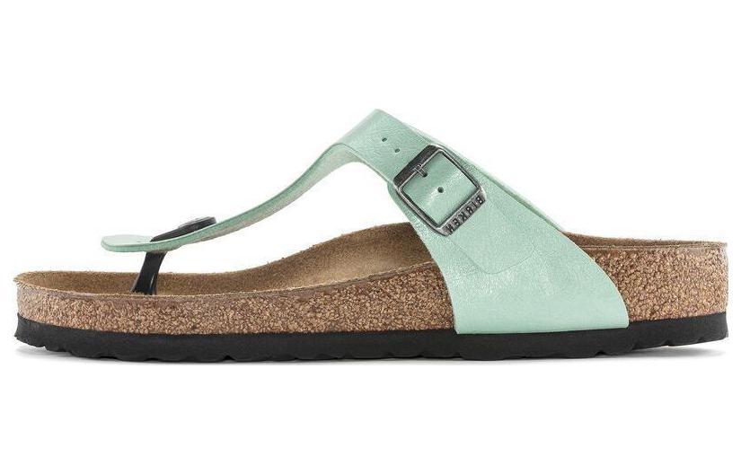 (W) Birkenstock Arizona 'Matcha Green Narrow'
